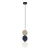 Lampa wisząca metalowa z filcowymi detalami PND-59779C-1S-MLTI z serii Andrea - Lampy Italux