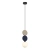 Lampa wisząca metalowa z filcowymi detalami PND-59779C-1S-MLTI z serii Andrea - Lampy Italux