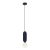Lampa wisząca niebieska filcowa z kulistym kloszem PND-59815-1-BLU z serii Lorenzo - Lampy Italux