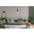 Lampa wisząca szara z filcu z kulistym kloszem PND-59815-1-GR z serii Lorenzo - Lampy Italux