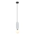 Lampa wisząca szara z filcu z kulistym kloszem PND-59815-1-LGR z serii Lorenzo - Lampy Italux