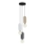 Lampa wisząca 3-punktowa metalowa z filcem PND-59815B-3-MLTI z serii Lorenzo - Lampy Italux