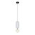 Lampa wisząca szara filcowa z kulistym kloszem PND-59839-1-LGR z serii Masso - Lampy Italux
