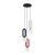 Lampa wisząca metalowo-filcowa 3-punktowa PND-59839-3-MLTI z serii Masso - Lampy Italux