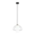 Lampa wisząca szklana czarna 25cm PND-61001B-BK z serii Feder - Lampy Italux
