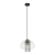Lampa wisząca szklana czarna 25cm PND-61001C-BK z serii Feder - Lampy Italux