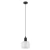Lampa wisząca nowoczesna LAMEZIA PND-67594-1-BK+CL - Italux