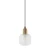 Lampa wisząca nowoczesna LAMEZIA PND-67594-1-BRO+CL - Italux