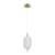 Lampa wisząca złota z teksturowanym akrylem PND-81438-1B-GD z serii CORADO - Lampy Italux