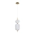 Lampa wisząca złota z akrylowym kloszem PND-81438-1C-GD z serii Corado - Lampy Italux