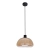 Lampa wisząca czarna szklana bursztynowa PND-84638-BK-AMB z serii APIRO - Lampy Italux