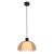 Lampa wisząca czarna szklana bursztynowa PND-84638-BK-AMB z serii APIRO - Lampy Italux