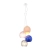 Lampa wisząca ceramiczna wielokolorowa 4-punktowa PND-94794-4A-MLTI z serii Cases - Lampy Italux