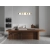 Lampa wisząca złota metalowa z ceramicznymi detalami PND-94981-5A-GD z serii Evans - Lampy Italux
