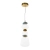 Lampa wisząca złota z ceramicznymi elementami PND-94981V-3B-GD z serii EVANS - Lampy Italux