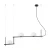 Lampa wisząca Kernio PND-357783-BK+W - Italux