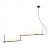 Lampa wisząca Kernio PND-357784-BK+W - Italux