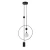 Lampa wisząca Trosti PND-428892-BK - Italux