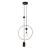Lampa wisząca Trosti PND-428892-BK - Italux