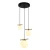 Lampa wisząca Merseta PND-463323A-BRO+W - Italux
