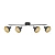 Lampa sufitowa Savio SPL-27357-4-BK-GD - Italux