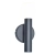 Kinkiet metalowy czarny z kulistym kloszem WL-33574-1-BK z serii FILANO - Lampy Italux