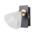 Kinkiet metalowy czarno-złoty ze szklanym kloszem WL-34393-1-BK-HBR z serii Orella - Lampy Italux