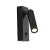 Kinkiet LED czarny aluminiowy z włącznikiem WL-46376-1-BK z serii Nova - Lampy Italux