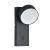 Kinkiet metalowy czarny LED z włącznikiem WL-47380-1-BK z serii Fonten - Lampy Italux
