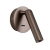 Kinkiet LED aluminiowy kawowy punktowy WL-64834-1-CF z serii Carda - Lampy Italux