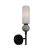 Kinkiet czarny szklany z marmurową kulą WL-95331-1-BK z serii Santos - Lampy Italux