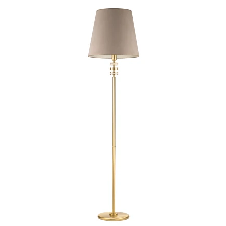 Lampa podłogowa do salonu ADRIA z materiałowym kloszem ADR-LS-1 - Kutek