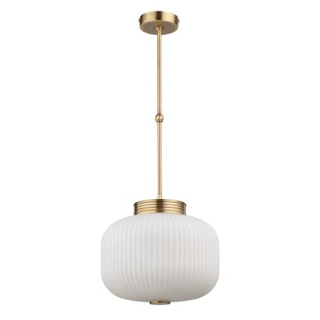 Lampa wisząca ALBA 290 z pięknym białym kloszem ALB-ZW-1-290- Kutek