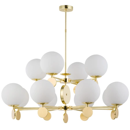 Lampa wisząca kulista na 12 kloszy Dimaro DIM-ZW-8+4 - Kutek