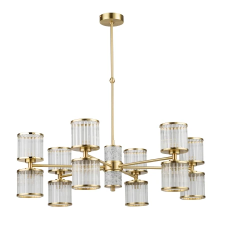 Lampa wisząca do salonu ERBA z designerskim kloszem ERB-ZW-6 - Kutek