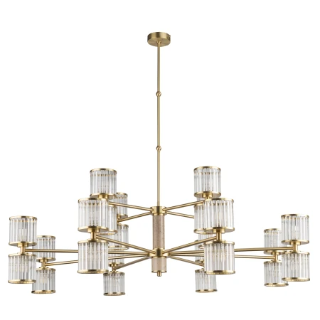 Lampa wisząca do salonu ERBA z designerskim kloszem ERB-ZW-8+4 - Kutek