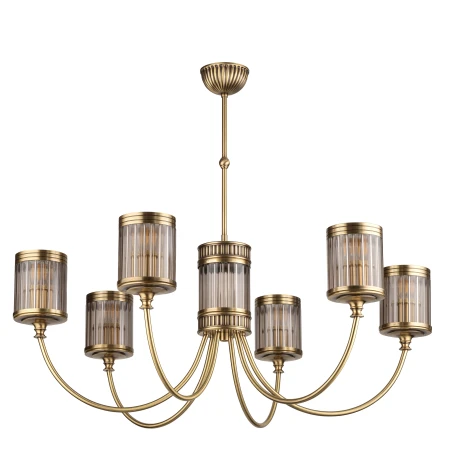 Żyrandol lampa wisząca z szklanym kloszem IMPLA IMP-ZW-6(P) - Kutek