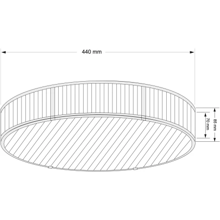 Plafon designerski LAVONE stylowa lampa sufitowa LAV-PLM-6()440- Kutek