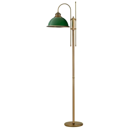 Lampa podłogowa bilardowa LIDO biały lub zielony patyna bilardowa LID-LS-1 - Kutek