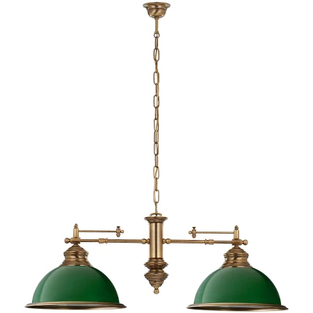 Lampa bilardowa 2xE27 LIDO biała lub zielona patyna LID-ZW-2 - Kutek