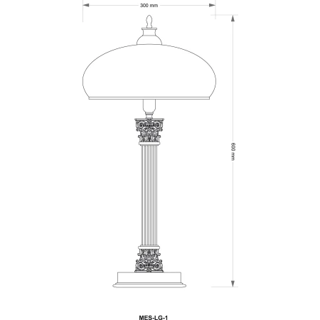 Lampa klasyczna stołowa gabinetowa bankierska