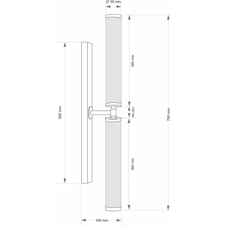 Kinkiet OREZZO z designerskim ryflowanym kloszem ORE-K-2 - Kutek
