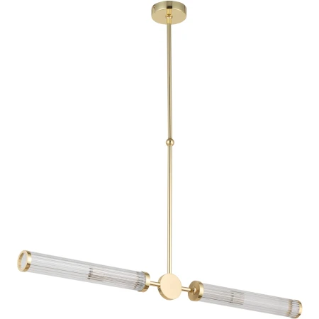 Lampa wisząca stylowa do z ryflowanymi kloszami OREZZO ORE-ZW-2 - Kutek