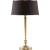 Elegancka lampa gabinetowa stołowa COCO z kryształkiem i abażurem COC-LG-1(/A) - Kutek