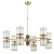 Lampa wisząca do salonu ERBA z designerskim kloszem ERB-ZW-6 - Kutek
