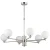 Lampa wisząca do salonu ERBA z designerskim kloszem ERB-ZW-6 - Kutek