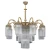 Żyrandol lampa klasyczna mosiężna FIORE FIO-ZW-8+1() - Kutek