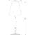 Lampa nocna ROSSANO z szklanym detalem i abażurem ROS-LG-1(/A) - Kutek