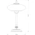 Lampa stołowa SAN MARINO z szklanym kloszem SAN-LG-1()CR - Kutek