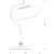 Lampa stołowa SAN MARINO z szklanym kloszem SAN-LN-1()CR - Kutek